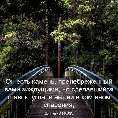 Picture 03 - Деяния 4:11 RUSV - Он есть камень, - Bible Verse Picture