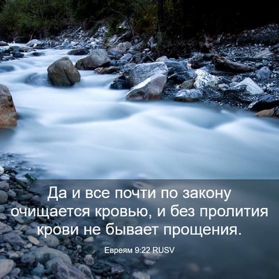 Picture 03 - Евреям 9:22 RUSV - Да и все почти по закону - Bible Verse Picture