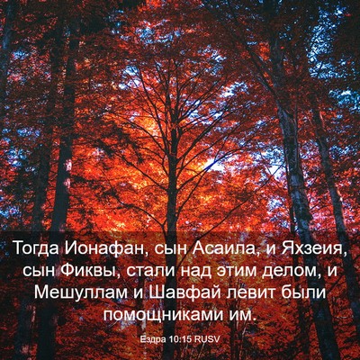 Picture 03 - Ездра 10:15 RUSV - Тогда Ионафан, сын Асаила, - Bible Verse Picture