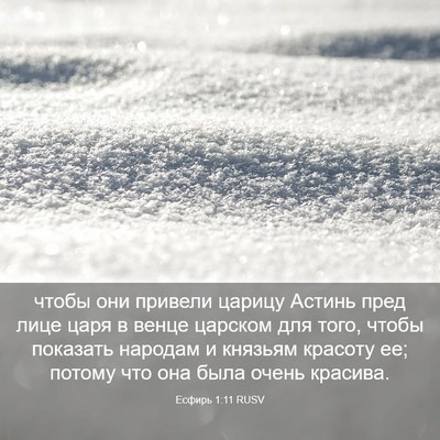 Picture 03 - Есфирь 1:11 RUSV - чтобы они привели царицу - Bible Verse Picture