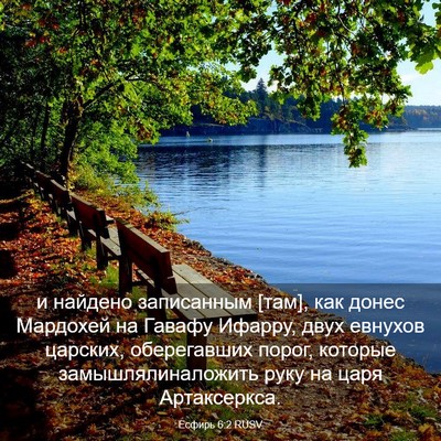 Picture 03 - Есфирь 6:2 RUSV - и найдено записанным [там], - Bible Verse Picture