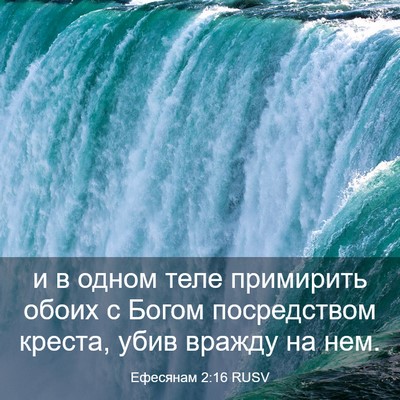 Picture 03 - Ефесянам 2:16 RUSV - и в одном теле примирить - Bible Verse Picture