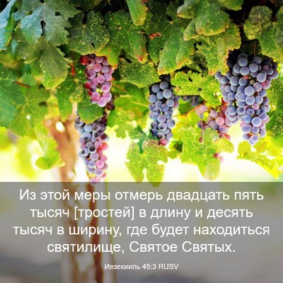 Picture 03 - Иезекииль 45:3 RUSV - Из этой меры отмерь - Bible Verse Picture