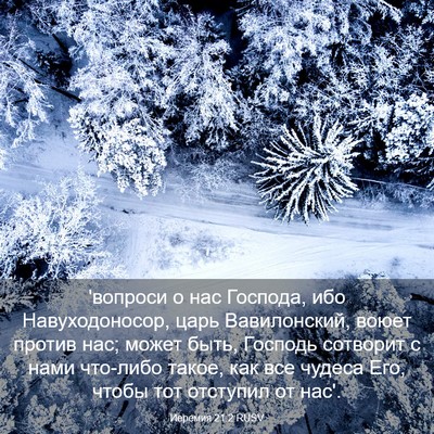 Picture 03 - Иеремия 21:2 RUSV - 'вопроси о нас Господа, ибо - Bible Verse Picture