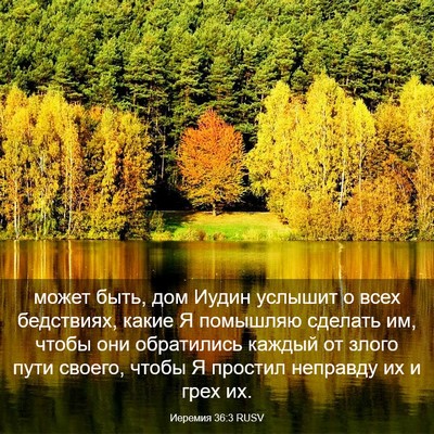 Picture 03 - Иеремия 36:3 RUSV - может быть, дом Иудин - Bible Verse Picture
