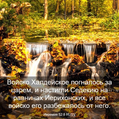 Picture 03 - Иеремия 52:8 RUSV - Войско Халдейское - Bible Verse Picture