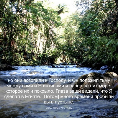 Picture 03 - Иисус Навин 24:7 RUSV - но они возопили к Господу, - Bible Verse Picture
