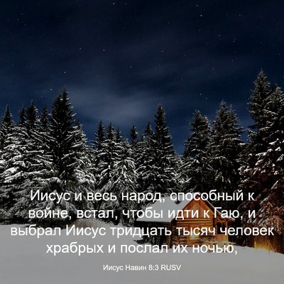 Picture 03 - Иисус Навин 8:3 RUSV - Иисус и весь народ, - Bible Verse Picture