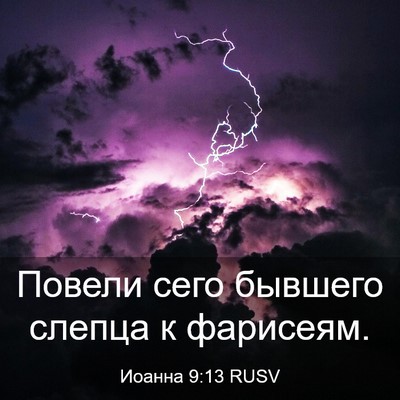Picture 03 - Иоанна 9:13 RUSV - Повели сего бывшего слепца - Bible Verse Picture