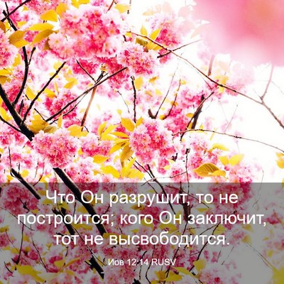 Picture 03 - Иов 12:14 RUSV - Что Он разрушит, то не - Bible Verse Picture