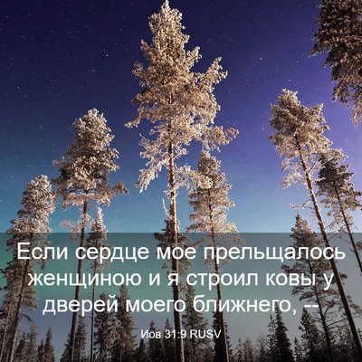 Picture 03 - Иов 31:9 RUSV - Если сердце мое - Bible Verse Picture