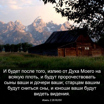 Picture 03 - Иоиль 2:28 RUSV - И будет после того, излию - Bible Verse Picture