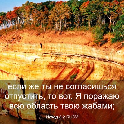 Picture 03 - Исход 8:2 RUSV - если же ты не согласишься - Bible Verse Picture