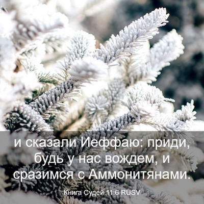 Picture 03 - Книга Судей 11:6 RUSV - и сказали Иеффаю: приди, - Bible Verse Picture