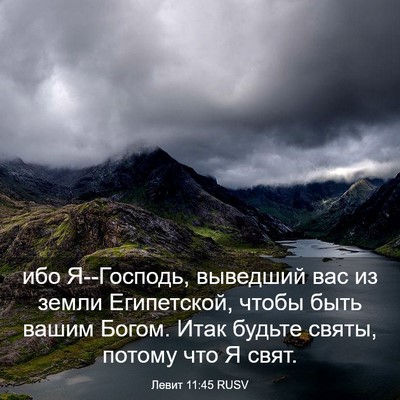 Picture 03 - Левит 11:45 RUSV - ибо Я--Господь, выведший - Bible Verse Picture