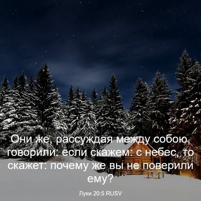 Picture 03 - Луки 20:5 RUSV - Они же, рассуждая между - Bible Verse Picture