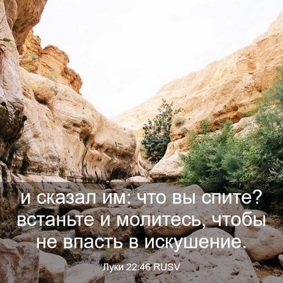 Picture 03 - Луки 22:46 RUSV - и сказал им: что вы спите? - Bible Verse Picture