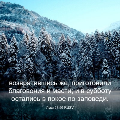Picture 03 - Луки 23:56 RUSV - возвратившись же, - Bible Verse Picture