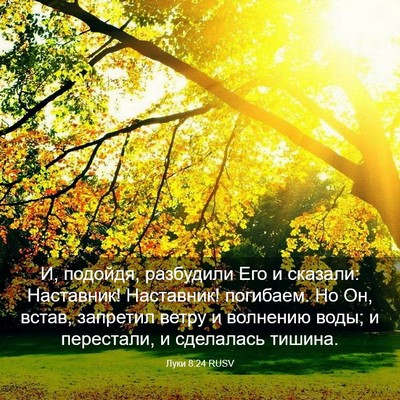 Picture 03 - Луки 8:24 RUSV - И, подойдя, разбудили Его и - Bible Verse Picture