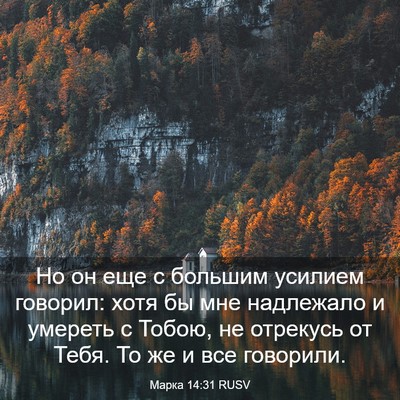 Picture 03 - Марка 14:31 RUSV - Но он еще с большим усилием - Bible Verse Picture