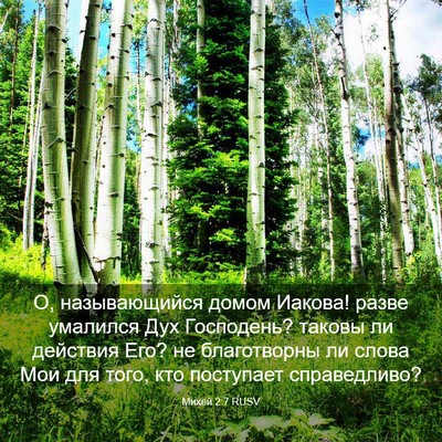 Picture 03 - Михей 2:7 RUSV - О, называющийся домом - Bible Verse Picture