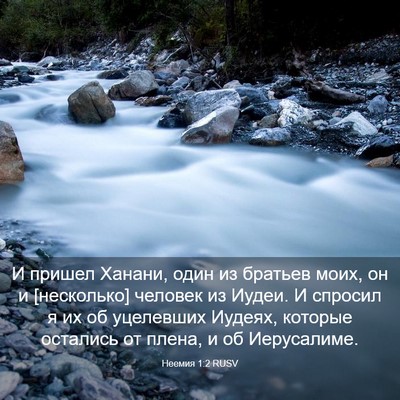 Picture 03 - Неемия 1:2 RUSV - И пришел Ханани, один из - Bible Verse Picture