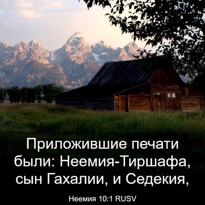 Picture 03 - Неемия 10:1 RUSV - Приложившие печати были: - Bible Verse Picture