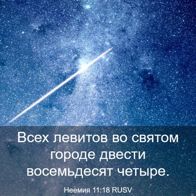 Picture 03 - Неемия 11:18 RUSV - Всех левитов во святом - Bible Verse Picture