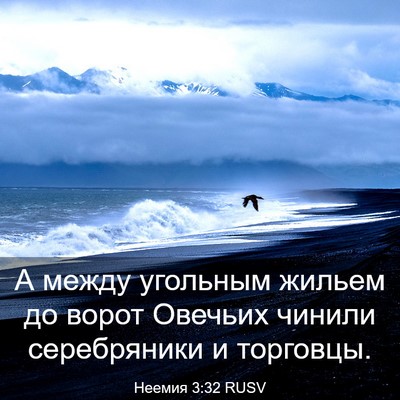Picture 03 - Неемия 3:32 RUSV - А между угольным жильем до - Bible Verse Picture