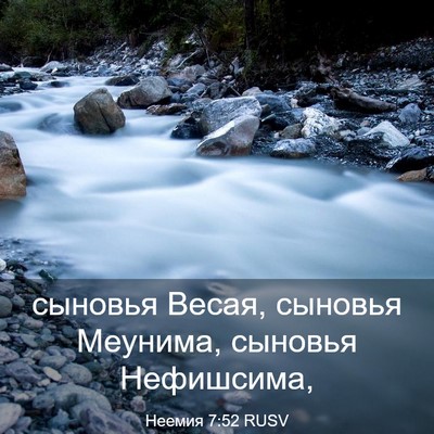 Picture 03 - Неемия 7:52 RUSV - сыновья Весая, сыновья - Bible Verse Picture