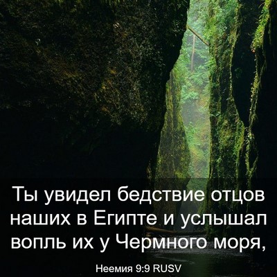 Picture 03 - Неемия 9:9 RUSV - Ты увидел бедствие отцов - Bible Verse Picture