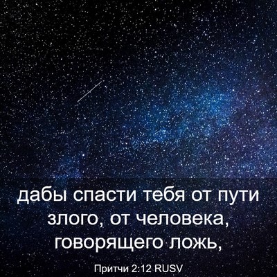 Picture 03 - Притчи 2:12 RUSV - дабы спасти тебя от пути - Bible Verse Picture