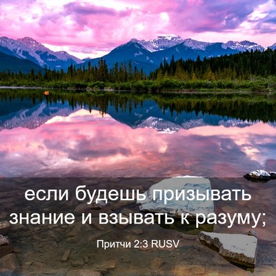 Picture 03 - Притчи 2:3 RUSV - если будешь призывать - Bible Verse Picture