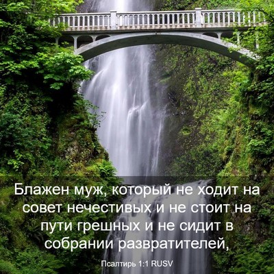 Picture 03 - Псалтирь 1:1 RUSV - Блажен муж, который не - Bible Verse Picture