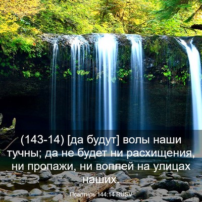 Picture 03 - Псалтирь 144:14 RUSV - (143-14) [да будут] волы наши - Bible Verse Picture