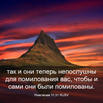 Picture 03 - Римлянам 11:31 RUSV - так и они теперь - Bible Verse Picture