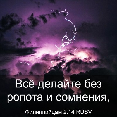 Picture 03 - Филиппийцам 2:14 RUSV - Всё делайте без ропота и - Bible Verse Picture