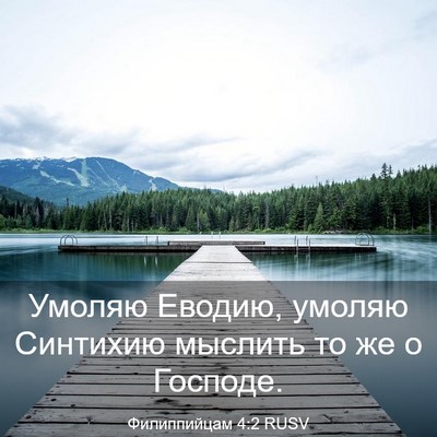 Picture 03 - Филиппийцам 4:2 RUSV - Умоляю Еводию, умоляю - Bible Verse Picture