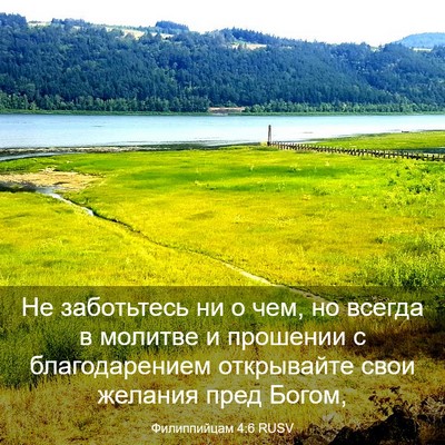 Picture 03 - Филиппийцам 4:6 RUSV - Не заботьтесь ни о чем, но - Bible Verse Picture