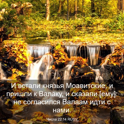 Picture 03 - Числа 22:14 RUSV - И встали князья - Bible Verse Picture