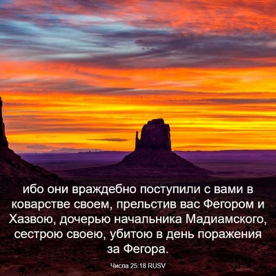 Picture 03 - Числа 25:18 RUSV - ибо они враждебно - Bible Verse Picture