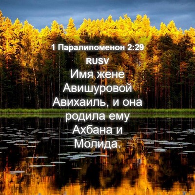 Picture 04 - 1 Паралипоменон 2:29 RUSV - Имя жене Авишуровой - Bible Verse Picture