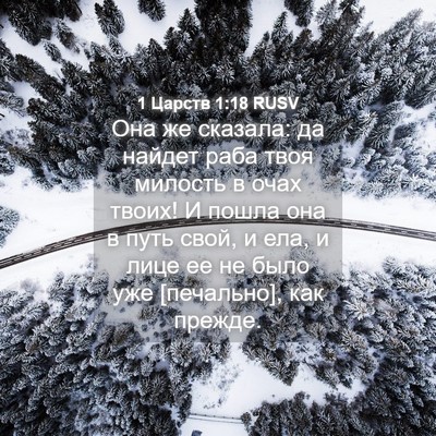 Picture 04 - 1 Царств 1:18 RUSV - Она же сказала: да найдет - Bible Verse Picture