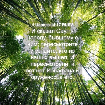 Picture 04 - 1 Царств 14:17 RUSV - И сказал Саул к народу, - Bible Verse Picture