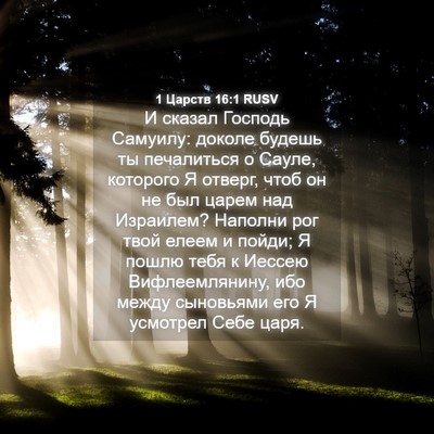 Picture 04 - 1 Царств 16:1 RUSV - И сказал Господь Самуилу: - Bible Verse Picture