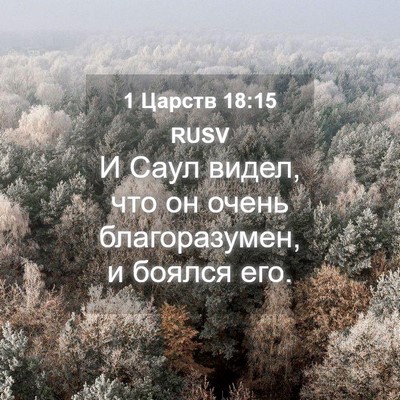 Picture 04 - 1 Царств 18:15 RUSV - И Саул видел, что он очень - Bible Verse Picture