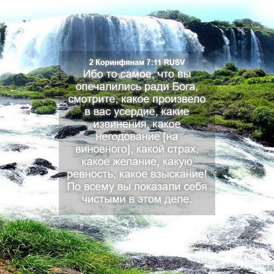 Picture 04 - 2 Коринфянам 7:11 RUSV - Ибо то самое, что вы - Bible Verse Picture