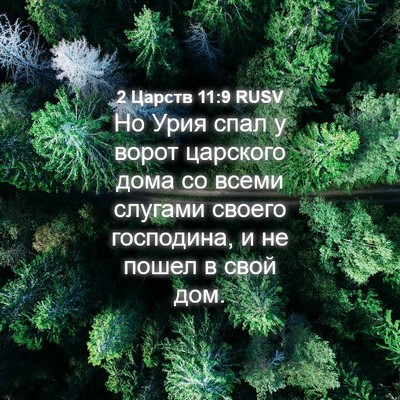 Picture 04 - 2 Царств 11:9 RUSV - Но Урия спал у ворот - Bible Verse Picture