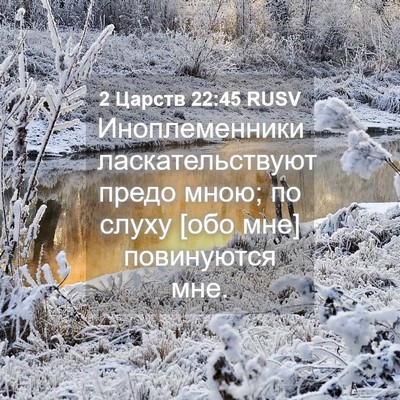 Picture 04 - 2 Царств 22:45 RUSV - Иноплеменники - Bible Verse Picture
