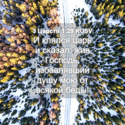 Picture 04 - 3 Царств 1:29 RUSV - И клялся царь и сказал: жив - Bible Verse Picture